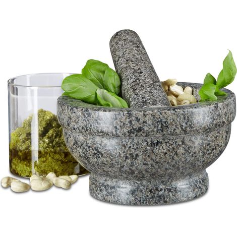 Mortier et pilon en granit 17 cm (1/5)