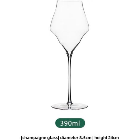 Josephinen Josephine Flat Classy Domestic Ultra-Thin Cloud Cup Handmade Crystal Cup Tall Wine Glass (Verre à champagne 390 ml) (1/5)