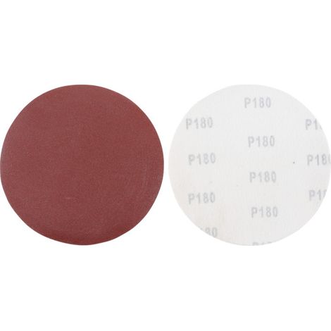 Jeu de disques abrasifs pour ponceuse girafe grain 180 oxyde d’aluminium 10 pièces Kraftmann