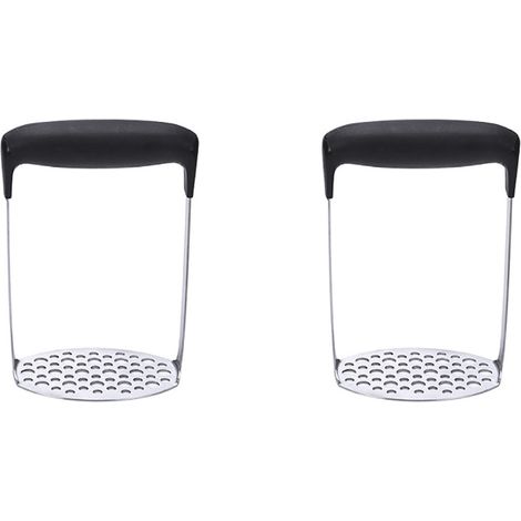 Lot de 2 presse-purées lisses en acier inoxydable Good Grips (1/5)