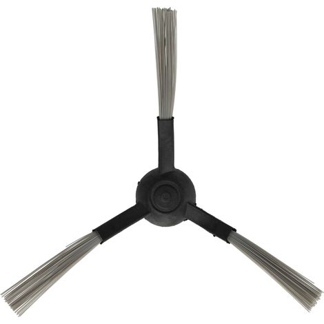 vhbw spazzola laterale compatibile con Cecotec Conga 3490/4090, 3290, 3390, 3490, 3690 robot aspirapolvere - nero