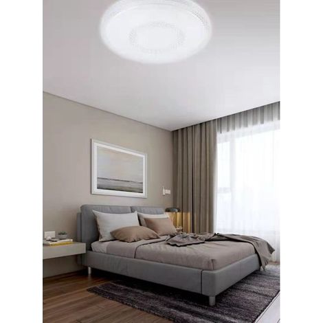 TrAdE Shop Traesio - Plafoniera A Soffitto 60w 4800lm Design Tondo Luce Fredda 6500k Ip20 Fst-50a68226 - (1/4)