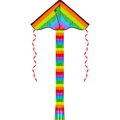 Aquilone Twister Arcobaleno 195x85 cm per Bambini e Adulti Multicolore