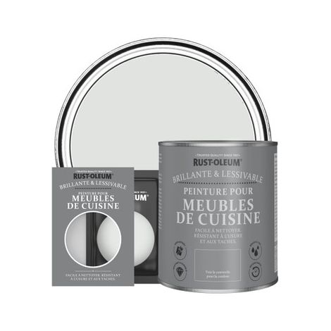 Peinture pour Meubles de Cuisine, Finition Brillante - Gris Papier (1/3)