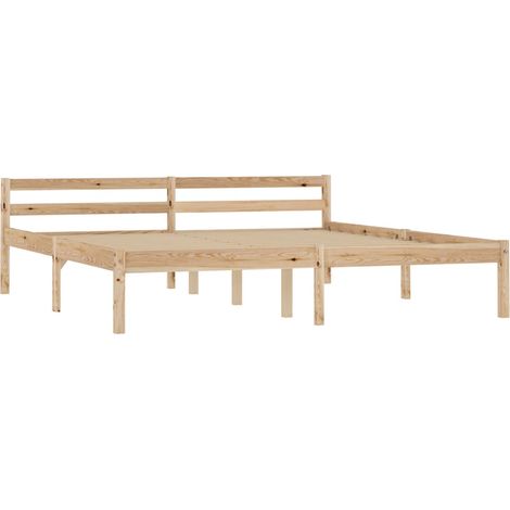 Maison Exclusive - Giroletto senza Materasso 180x200 cm in Legno Massello di Pino
