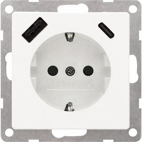 Presa Siemens delta i-system 2 porte USB 18W