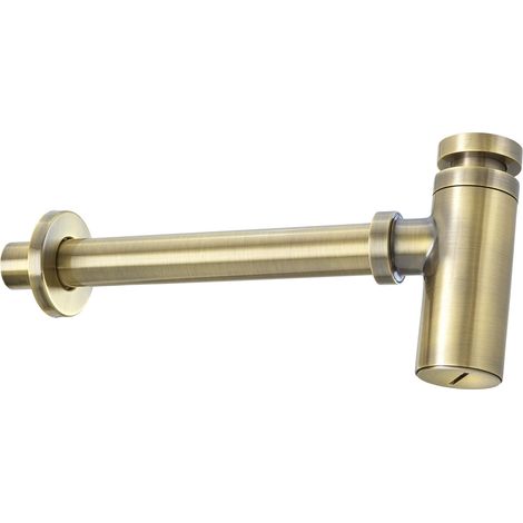 Sifone per lavello rotondo in ottone NHC M31K (1/5)