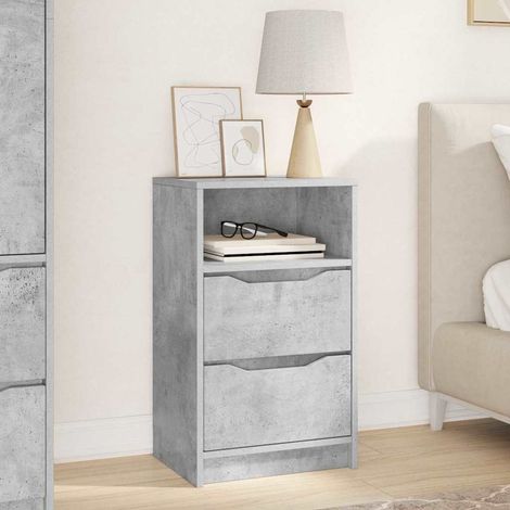 Nachttisch Beton Grau 40 x 30 x 467 cm Holzwerkstoff
