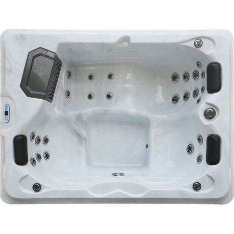 Outdoorwhirlpool Diablo inkl. Abdeckung - 210 x 160 x 80cm