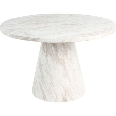 Esstisch MERE Weißer Marmor 120 cm 120 cm