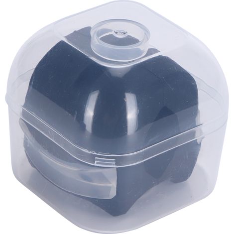Lot noir - Boule d'exercice masséter en silicone fitness portable, mâchoire tonifiante avec boîte (1/5)