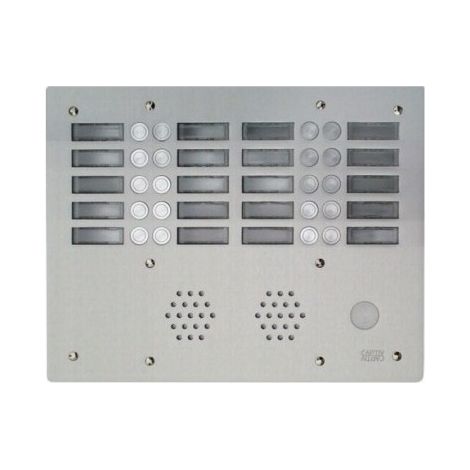 Plaque a.v alu 6mm 4r 20bp URMET 7774/20 (1/2)