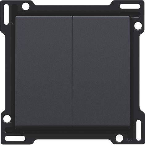 NIKO 122-61505  – 2x1/2 Hebel, anthrazit