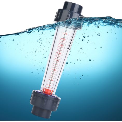 LZS-25 (D) Débitmètre à tube en plastique ABS haute précision pour liquides, 60-600 L/h (1/5)