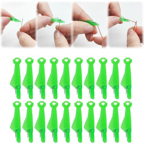 2024 Nuovi accessori per cucire Infila ago per cucire Macchina da cucire Infila ago in plastica Fai da te, Infila ago per cucire per cucito a mano e quilting (20 pezzi) (1/5)