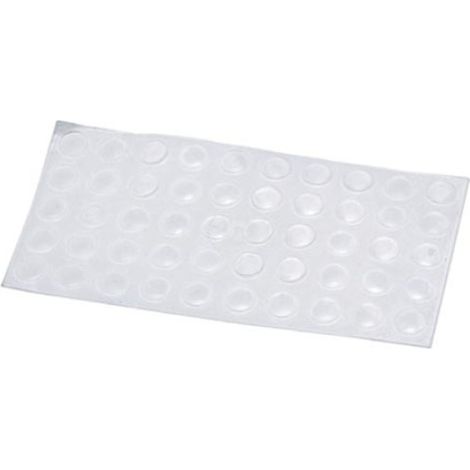 Pastille butée transparente rond - Dia/10 mm épaisseur 3mm - Plaquettes de 50 pce