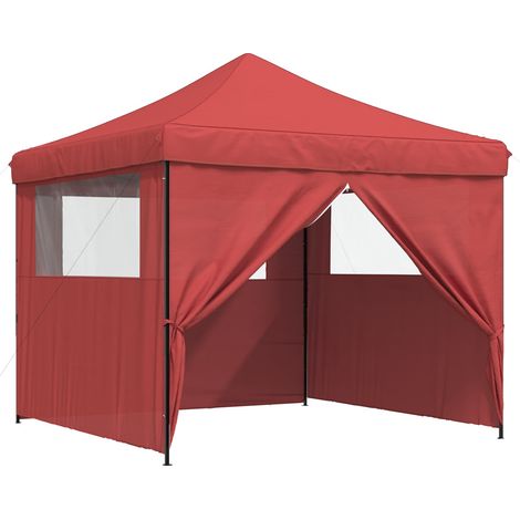 Carpa de Fiesta Burdeos 292 x 292 x 315 cm Tela Oxford vidaXL