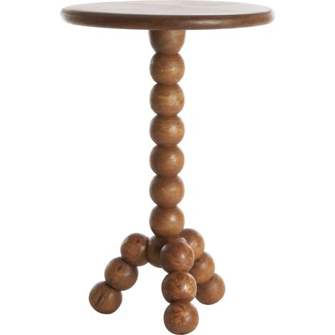 Light & Living Beistelltisch VEGLIO mit ölbrown Holzfinish –