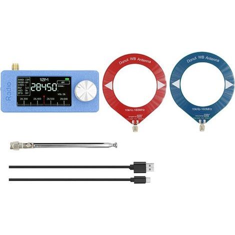 Radio Pleine Bande SI4732 10 KHz-180 MHz, Radio de Poche USB, AM, FM, avec Antenne (1/2)