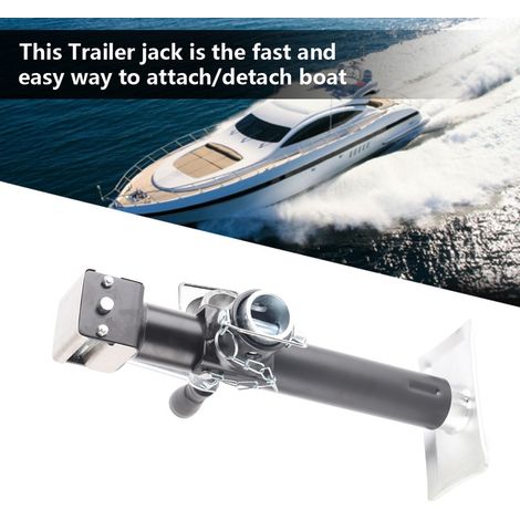 Pièces pour remorque de yacht de 5000 lb, cric de caravane, roue jockey, support métallique robuste (1/5)