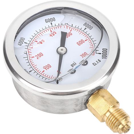 TS® PGG604® 700 bar 1/4BSP Y60 Radial-Manometer für Haushaltsdruckmessung (1/5)