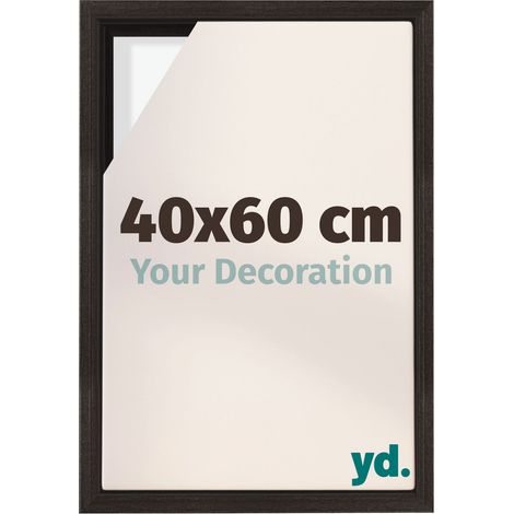 Your Decoration - Cadre flottant  - Chene Fonce - Cadre en caisse américaine pour toile sur chassis - MDF - Lyon (1/5)