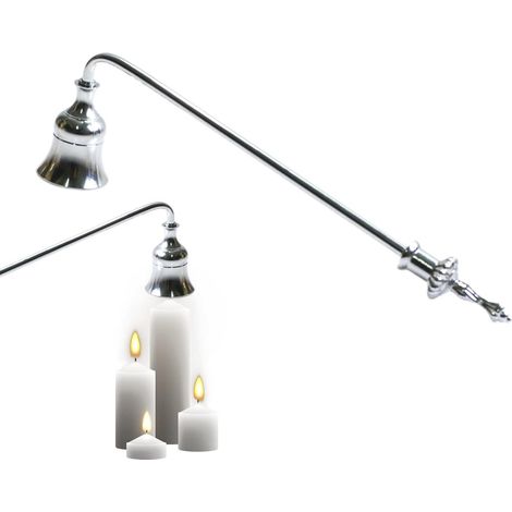 Extincteur de bougie 2 pièces - Extincteur rapide en métal Extincteur de bougie en forme de cloche Convient aux bains publics et au chauffage de la maison pour éteindre en toute sécurité les flammes (1/5)