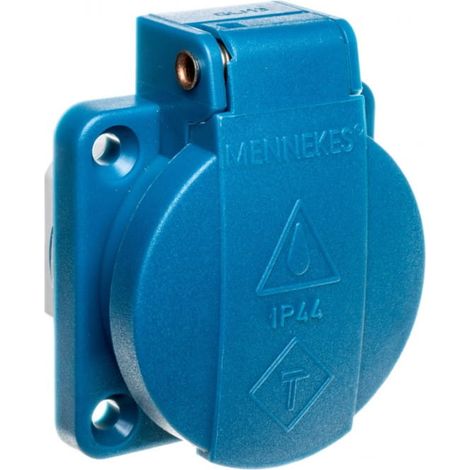 Einbausteckdose 3P 16A 230V blau IP44 11131 MEN11131
