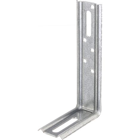 Équerre de fixation réglable 70 x 130 x 30 mm – Acier galvanisé Sendzimir – Set de 25 pièces pour applications construction – Alberts