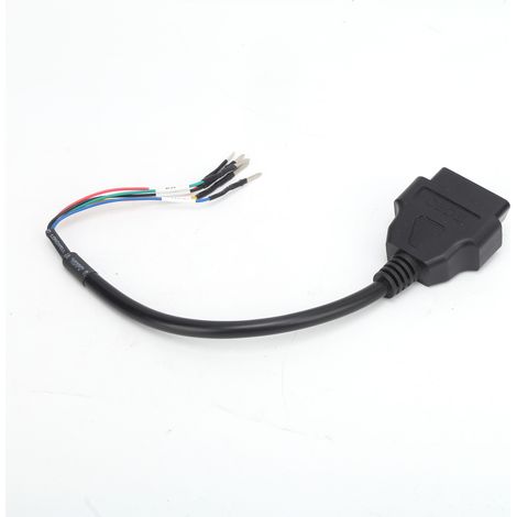 Outils de diagnostic pour voitures et motos, testeur de cavaliers K/CAN, connecteur universel OBD OBD2 à 16 broches. (1/5)