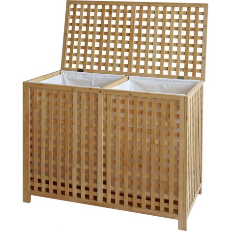 Caja de ropa sucia Dorothea Natural