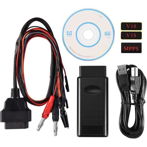 MPPS V18 MAIN+ TRICORE + MULTIBOOT con strumento di rilevamento automatico dell'esplosione del cavo Tricore (1/4)