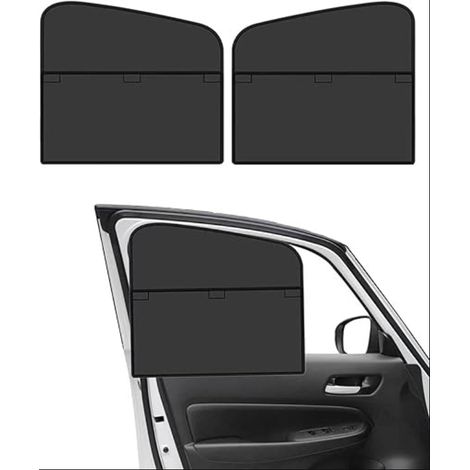 Pare Soleil Voiture Magnétique,Pare-soleils pour Vitres Latérales Auto,Pare-Soleil Magnétique pour Vitre Latérale de Voiture,Convient à la Plupart des Voitures,Caravanes,SUV (Fenêtre Avant) (1/5)
