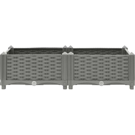 Maison Exclusive - Fioriera Rialzata 80x40x23 cm in Polipropilene (1/5)