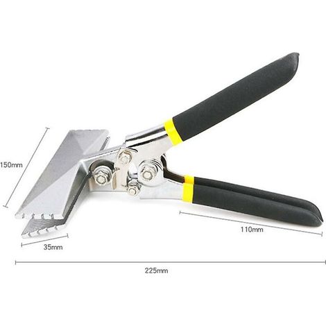 Manuelles 6-Zoll-Blechbiegewerkzeug, gerade Backe zum Abflachen von Metall, doppelt gehärteter Kissengriff (1/4)