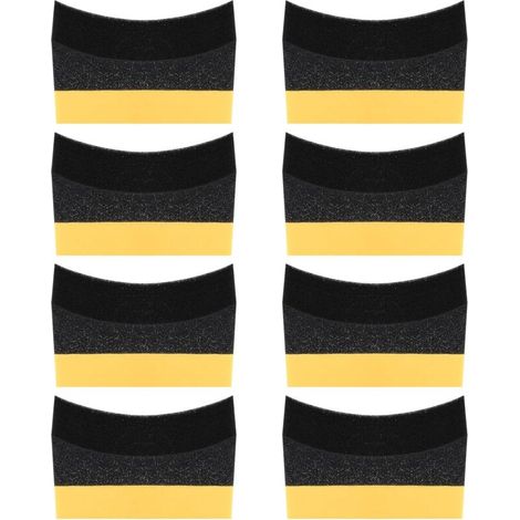 8Pcs Car Tire Wax Applicator Pad, Car Polishing Sponge, Car Tire Waxing Sponge, Car Tire Cleaning Pad Sponge Brush Tools