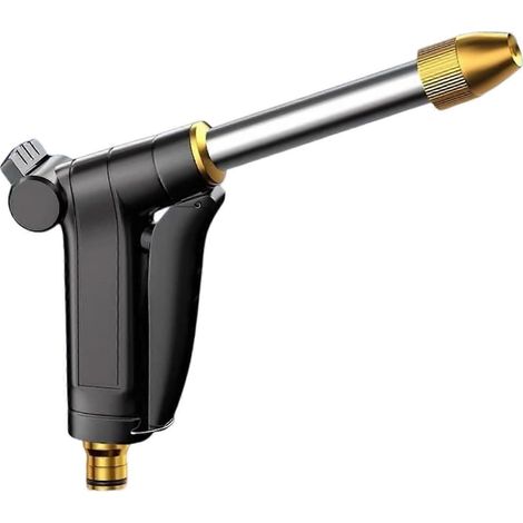 Upgraded Garden Hose Nozzle Washer Heavy Duty Metal Handheld Water Nozzle High Pressure for Watering Plant Car Washing Multicolor (1/3)