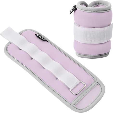 Lot de 2 Poids pour Cheville, 0,25 kg/0,5 kg/0,75kg Poids de Poignet, Poids Musculation Poignet pour Femmes Hommes Enfants, Manchettes de Poids pour Gymnastique Jogging Exercice