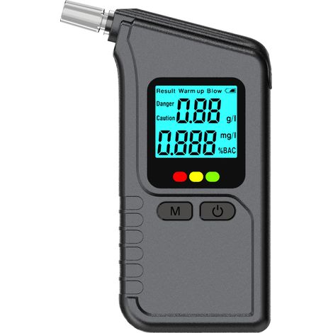 Éthylotest Numérique Double Capteur – Écran LCD, Indication Vocale & Stockage, Idéal pour Usage Personnel, Professionnel & Domestique (1/5)