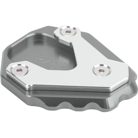 Motorradständerverlängerung, Seitenständer aus Aluminiumlegierung, Fußverlängerungsplatte für CB500X 2019+ (Grau) (1/5)