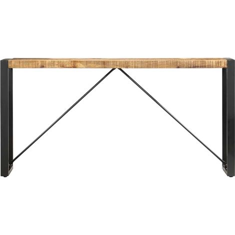Maison Exclusive - Tavolo Consolle 150x35x76 cm in Legno Massello di Mango (1/5)