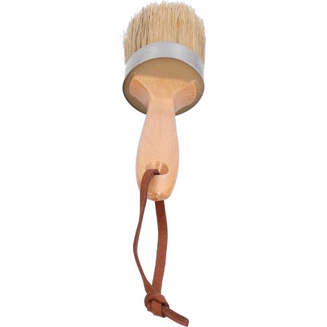Runder Kreidefarbenpinsel (5 cm Durchmesser), Holzgriff, Mal- und Wachswerkzeug für Möbel und Wohnaccessoires (1/5)