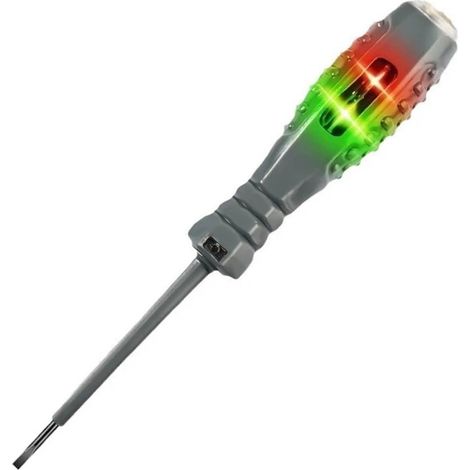 Spannungsprüferstift, hochempfindliches Elektriker-Voltmeter, Leistungsdetektor, buntes Licht, Neutral-/Unterlinien-Testwerkzeuge (flacher Kopf)