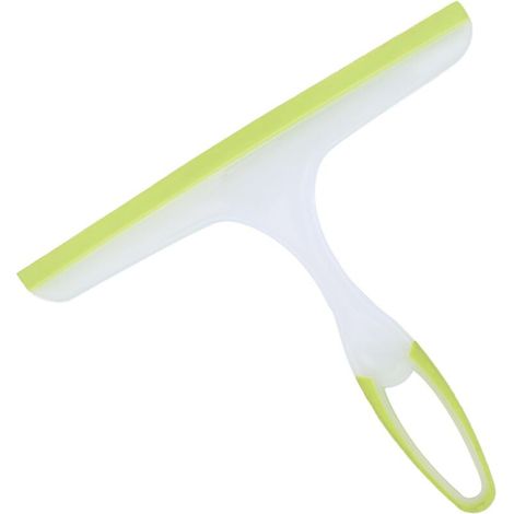 1Pcs Raclette Silicone Vitre,Raclette pour Douche,Raclette Salle De Bain,Raclette Vitre Douche,Raclette Polyvalente pour Fenêtre,pour Miroir, Salle de Bains, Fenêtre,Sol,24  21cm,Vert