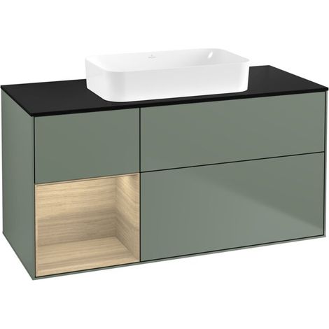 Villeroy & Boch F702PCGM Armoire sous-lavabo Finion F70 (1/2)