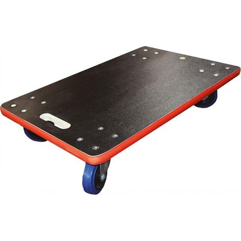 STOCKMAN Piattaforma 450 kg Spessore 27 mm - Ruota di gomma 600x400 mm 450 kg - PB31S