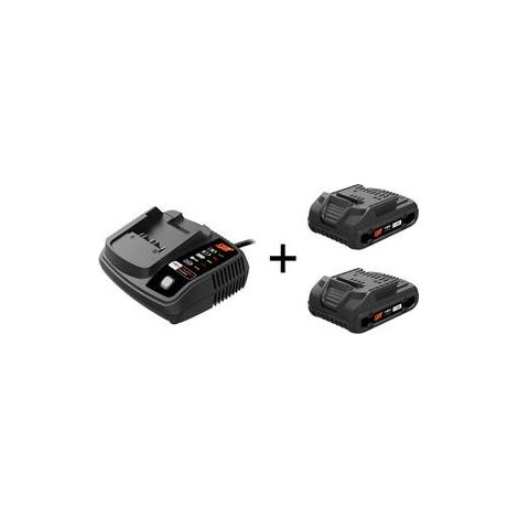 Energy Pack 2 Batterie+Caricabatterie 18V18V-2Ah ( Elematic Itw  Cod. 054547 )