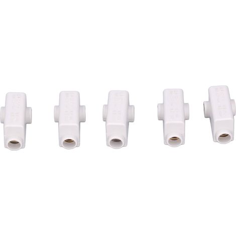 Kit de 5 connecteurs de fils en T, répartiteurs, borniers à vis, 1000 V, 80 A, ZKT16 (1/5)