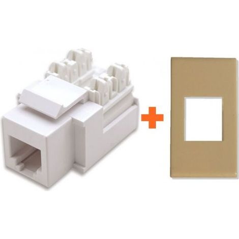 Presa telefonica da incasso RJ11 compatibile Ave Blanc