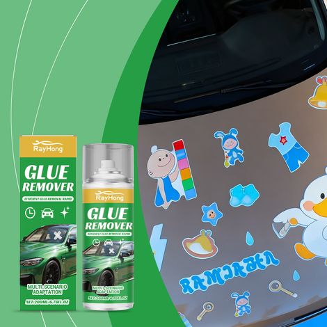 Klebstoffentferner für Autos, entfernt Klebstoffe rückstandsfrei, praktisch für den täglichen Gebrauch, vielseitiger Klebstoffreiniger – 200 ml -- BIEMMEDUE (1/5)